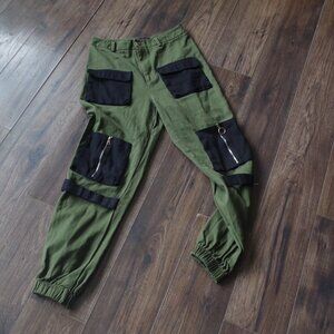 Cargo Ladies Dark Green Pants By Sweet Couture